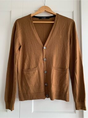 Tiger of Sweden 100% merino wool Men’s Johnjay  Button-Front Cardigan size L